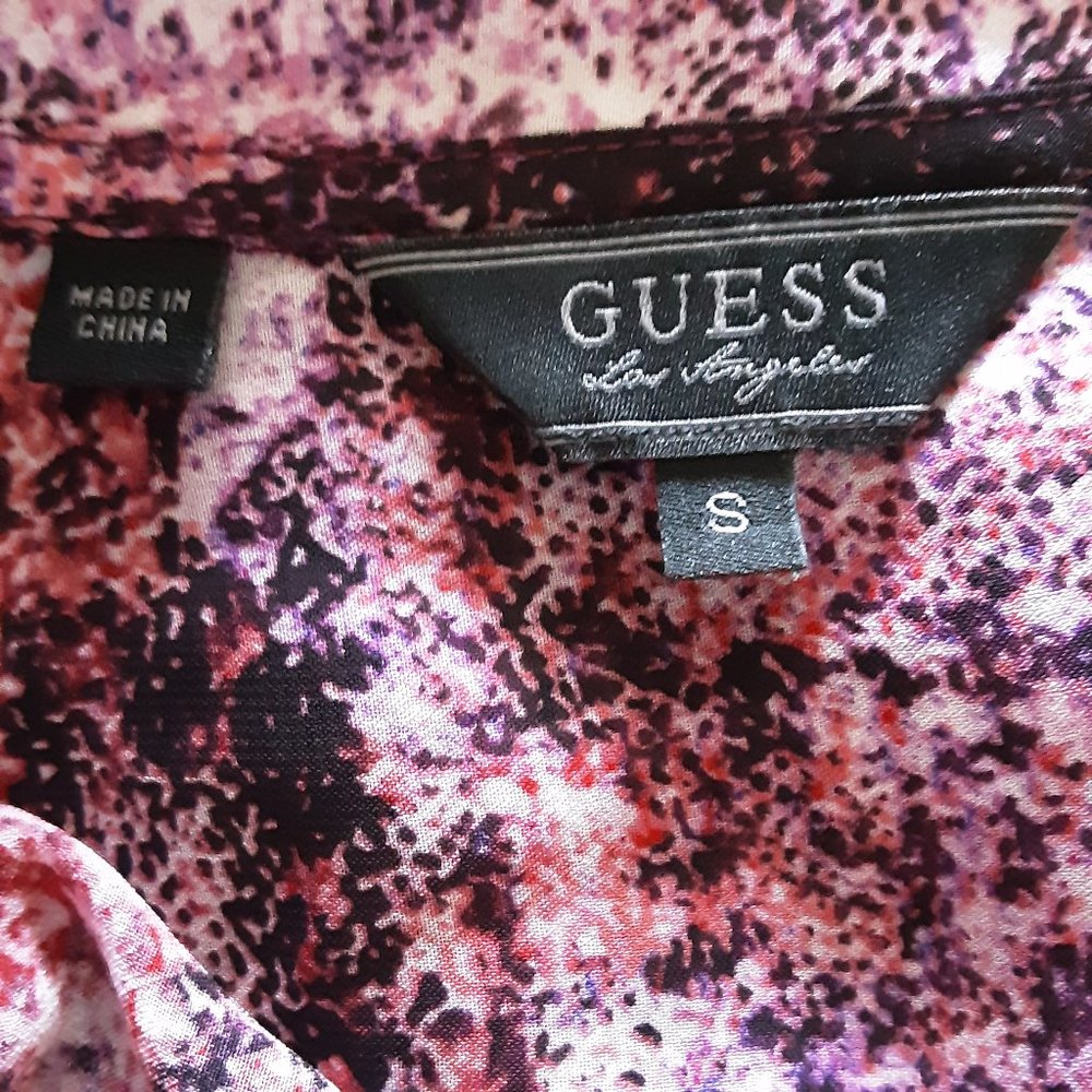 Guess Button-Down Blouse Size S - image 6